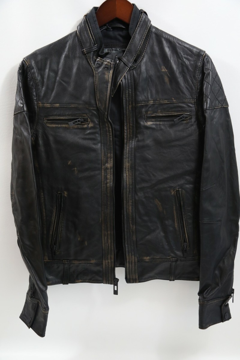 920 ROGUE State Distressed Leather Moto Jacket Size Small | eBay 920 ROGUE State Distressed Leather Moto Jacket Size Small | eBay
