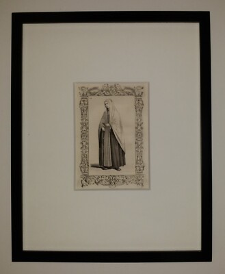 Albert RACINET Original 1850 Engraving VIRGIN MARY H. Catenacci & E.F. Huyot