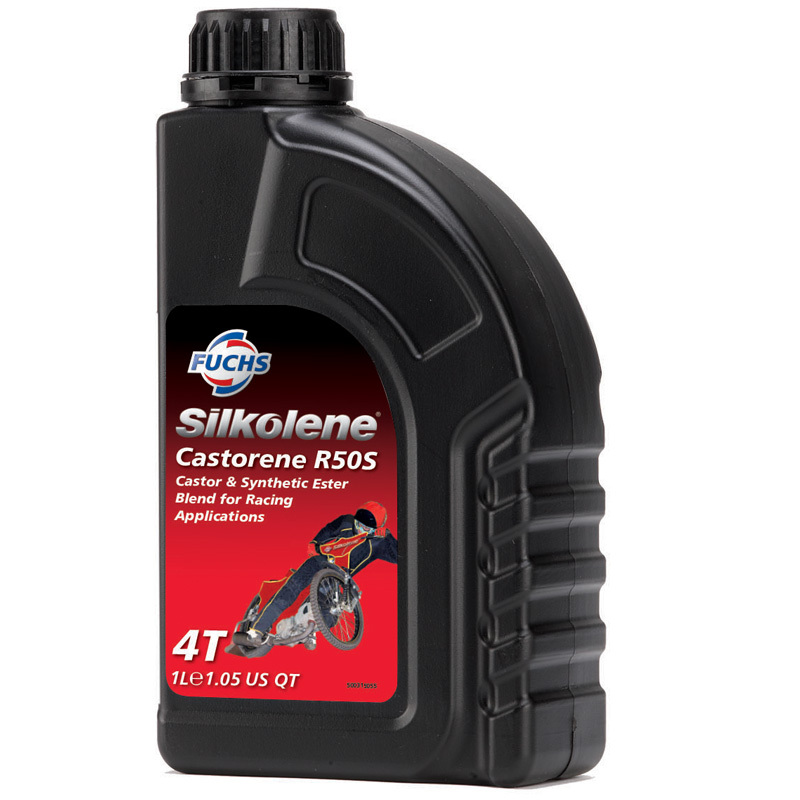 Silkolene Castorene R50S Castor Base 4T Racing Motorcycle Engine Oil 1 Litre