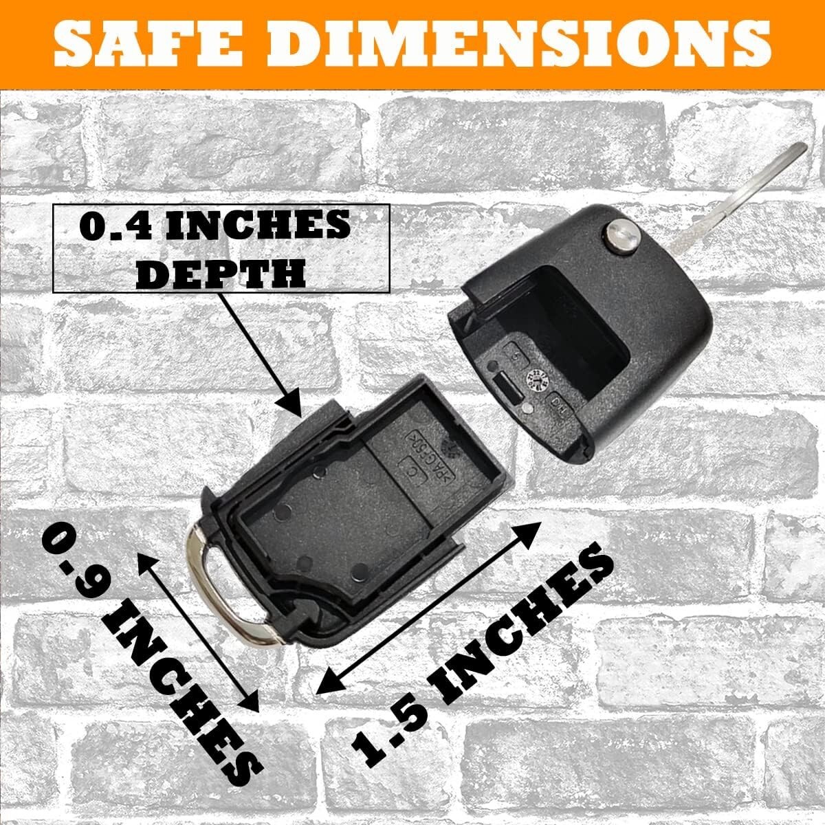 Fake Car Key Diversion Safe Hidden Secret Compartment Stash It Box