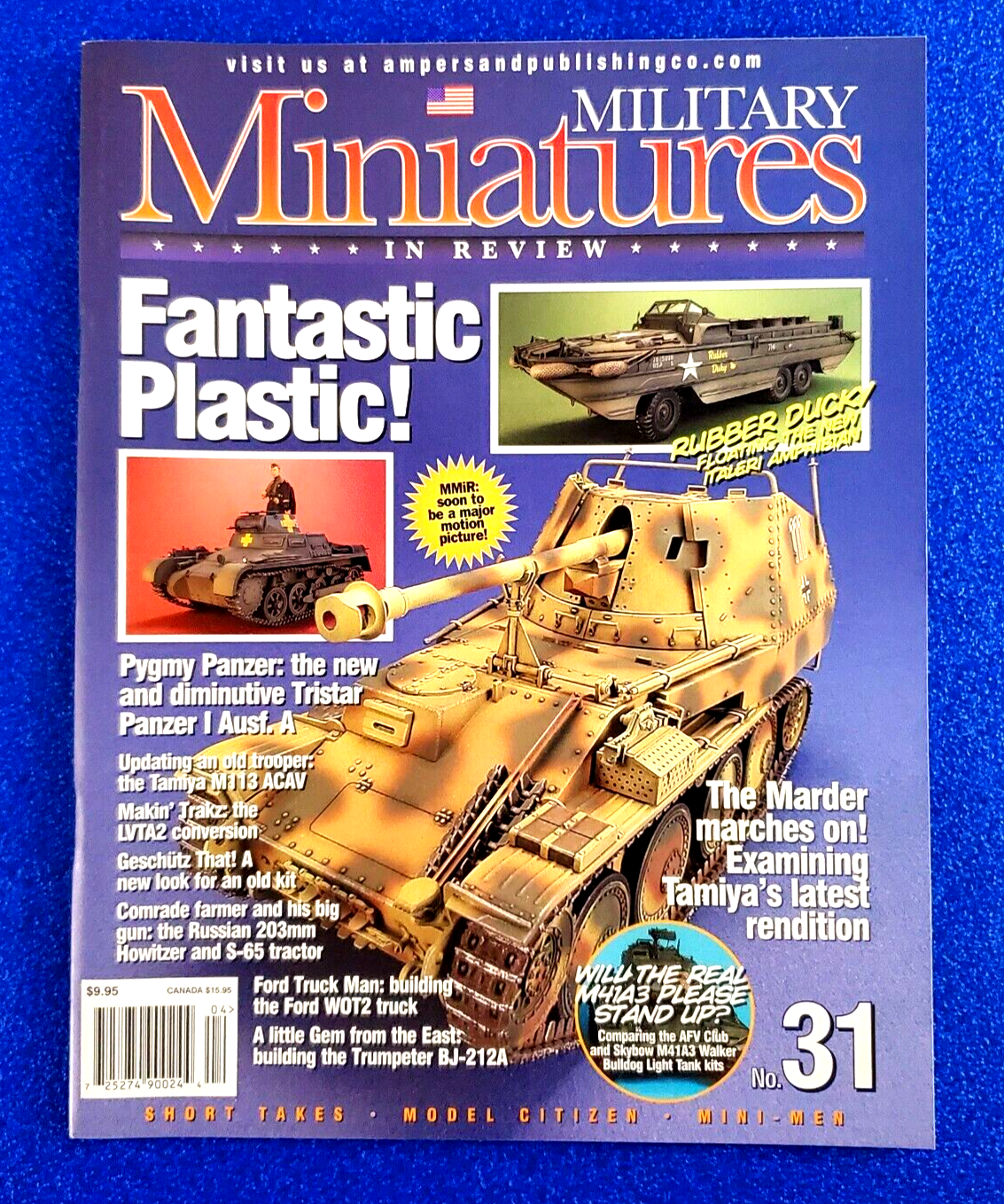 MILITARY MINIATURES IN REVIEW: FANTASTIC PLASTIC! NO. 31 2002 TANK MAGAZINE