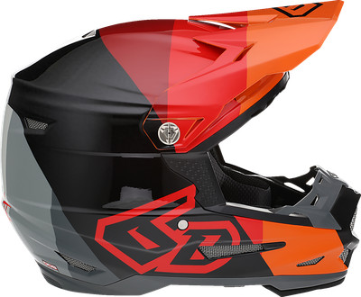 6D HELMETS ATR-2 Range Helmet XL Red 123128