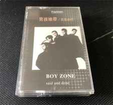 BOY ZONE SAID AND DONE China First Cassette Tape Very Rare