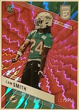 Cam Smith 2023 Donruss Elite #114 Red Shimmer Aspirations RC /625 Dolphins