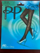 Pretty Polly Sexy Tights Style Black One Size $25