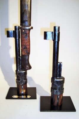 Stütze Aufsteller für Mauser K98 Bayo.