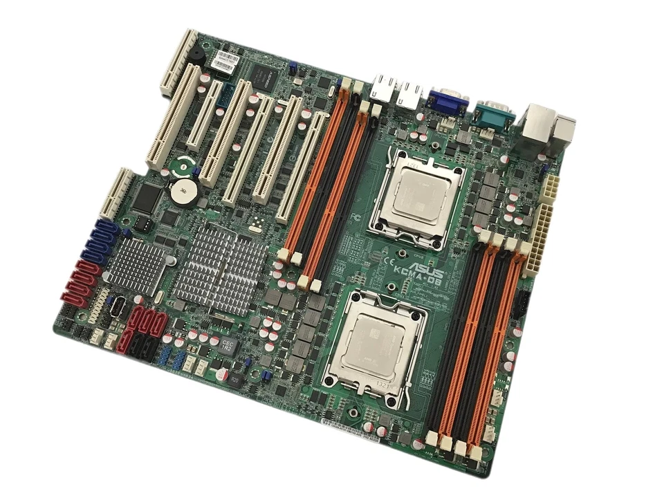 ASUS KCMA-D8 Dual Socket C32 DDR3 2x LAN IPMI Server Motherboard w/ Test AMD CPU - Image 3 of 4