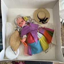 Rare NEW 1969 Gypsy Anita Doll by Furga OG Box  Accessories Italian Quality