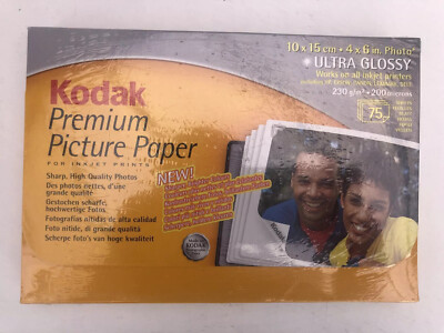 Kodak Premium Bilderpapier Ultra Glossy 10x15cm (4x6'') 230 g/m² 75 Blatt 1926005