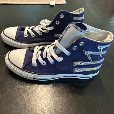 blue converse size 4