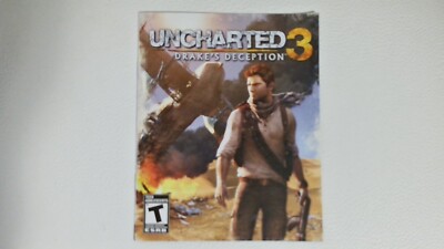 Uncharted 3 Drake's Deception - PlayStation 3 - Instruction Manual Only