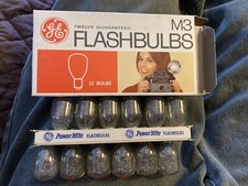 General Electric GE M3 Flashbulbs Full Unused Box