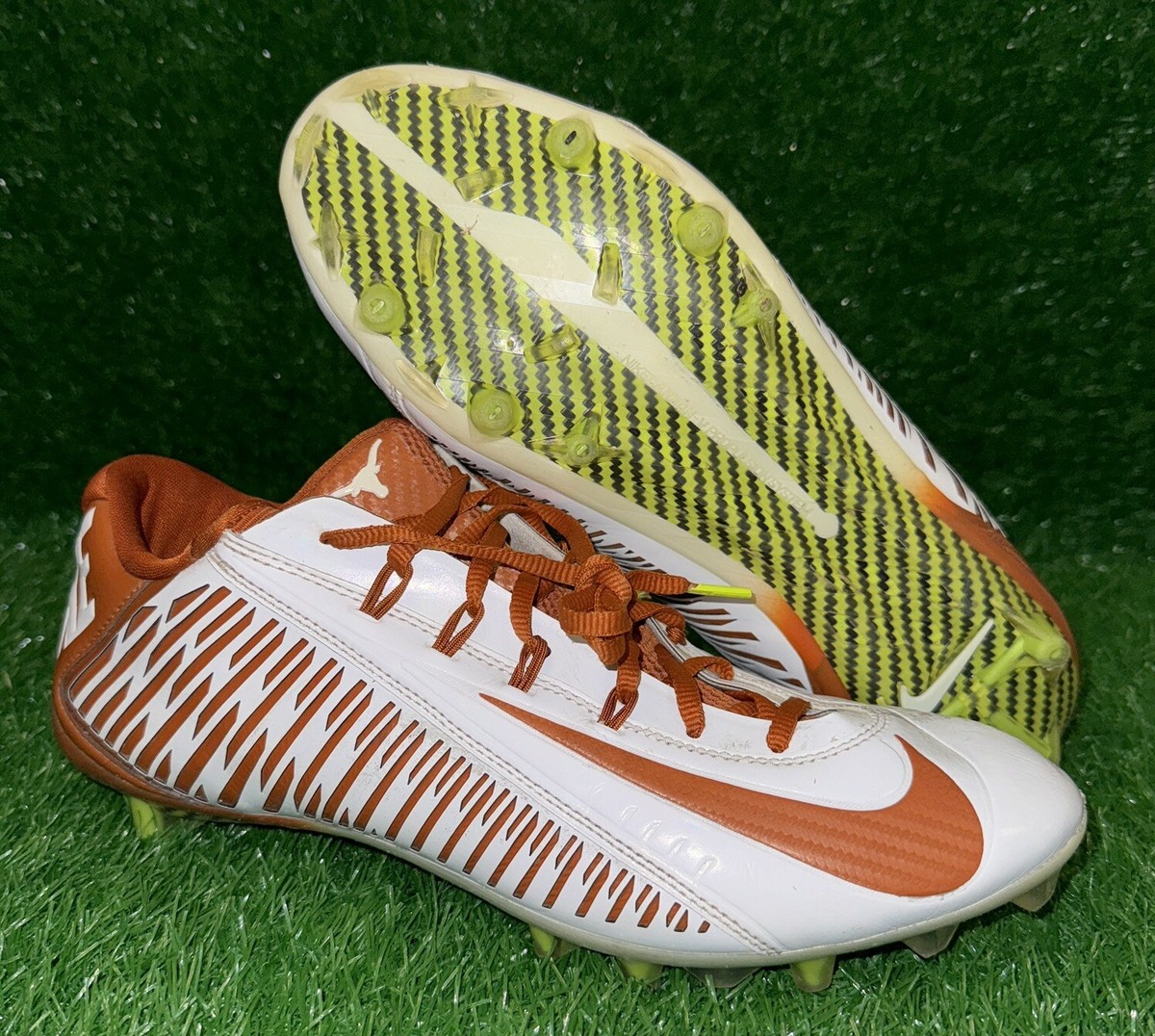 Nike Vapor Carbon Elite 2014 Men’s Sz 15 Texas Longhorns Team Football Cleat New Mens Nike Vapor Carbon Elite 2014 2.0 TD Low Football  main image 3