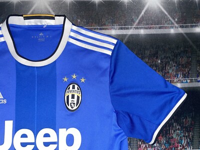 Juventus 2016-2017 Away Football Soccer Adidas Jersey Sz Small