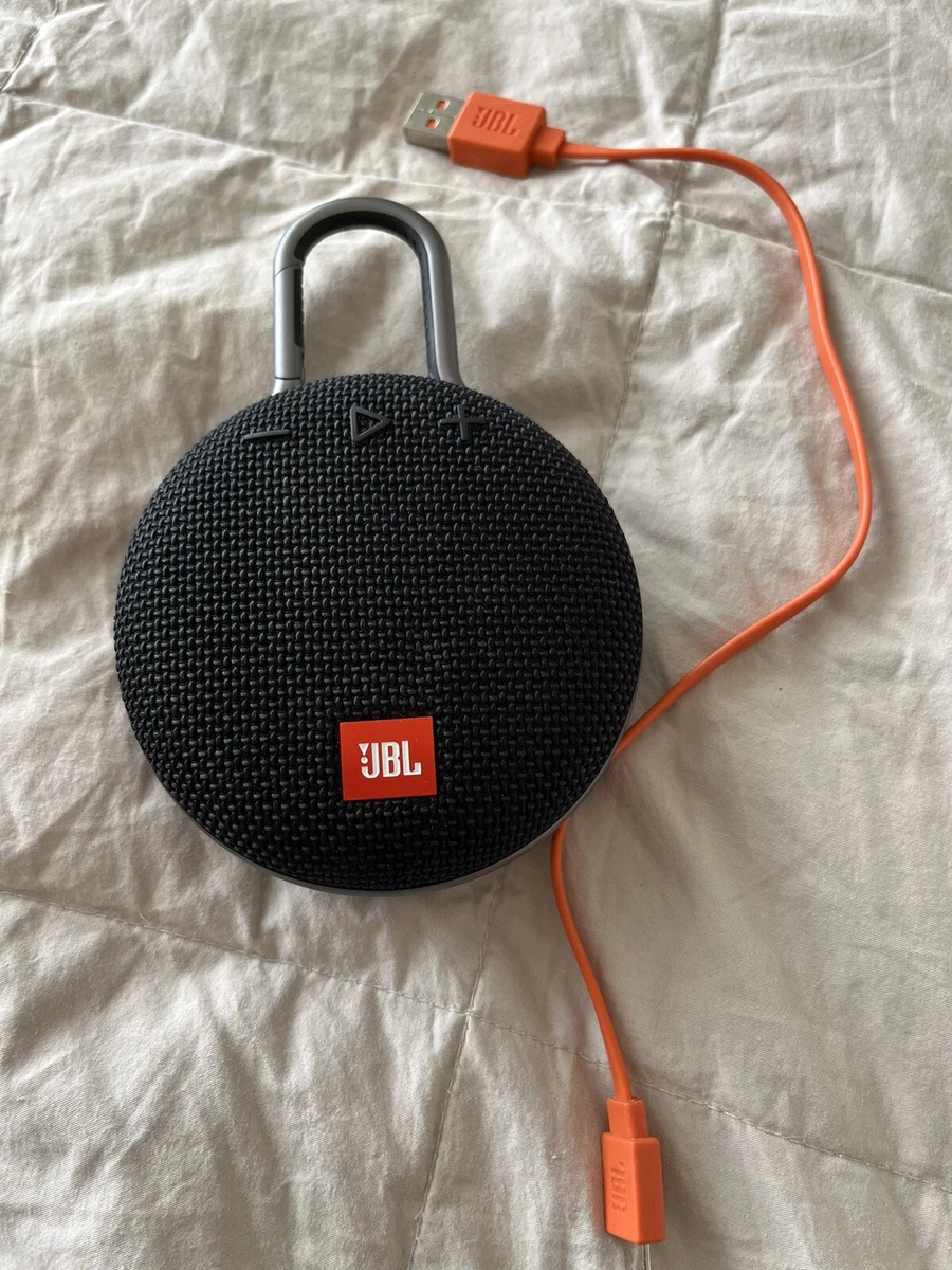 JBL Clip 3 Waterproof Portable Bluetooth Speaker Black