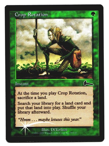 MTG Magic the Gathering Crop Rotation (98/143) Urza's Legacy LP | eBay