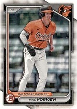 2024 BOWMAN PROSPECT PAPER BALTIMORE ORIOLES - MAC HORVATH #BP-6