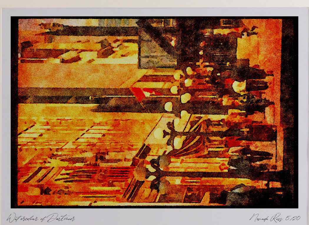 Cities 242071 Lunchtime At Sparks Street Mall A3 Watercolour print