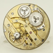 Rare Pocket Watch Movement Men's no fusee duplex chronometer no repeater RAR