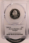 2005-S 25C Clad Oregon State Quarter PCGS PR69DCAM GENUINE BEAUTIFUL COIN — photo 1