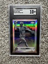 SGC 10! 2022 Topps Chrome - Hoy Park - Negative Refractor Rookie (RC) Pirates