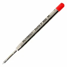 Schmidt P900 Parker Style Ballpoint Pen Refill in Red by Monteverde - Medium