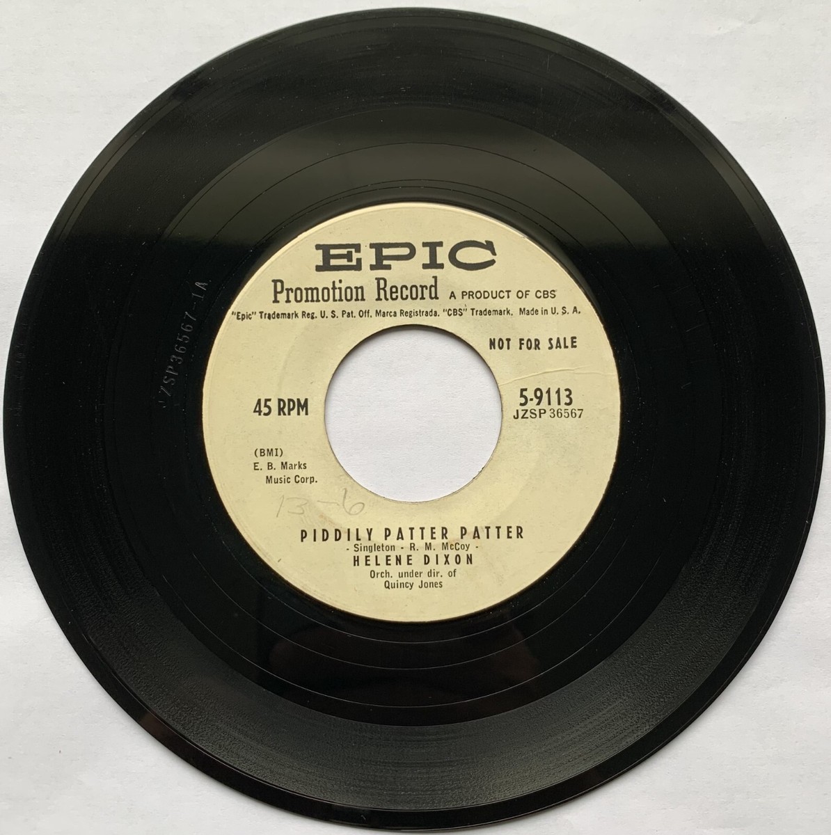 HELENE DIXON-EPIC 5-9113-HEAVEN CAME DOWN TO EARTH-PIDDILY PATTER