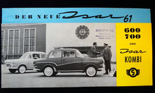 original GLAS ISAR 61 Isar Kombi 600 700  Prospekt 1960