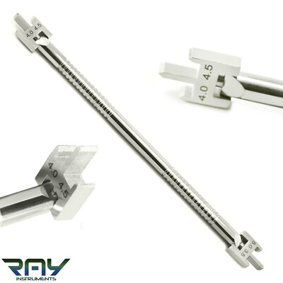 Dental Orthodontic Bracket Movable Head Height Gauge Boone Star Gauge Instrument