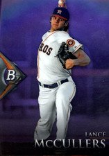 2014 Bowman Platinum Chrome Prospects Purple Refractors #BPCP33 Lance McCullers
