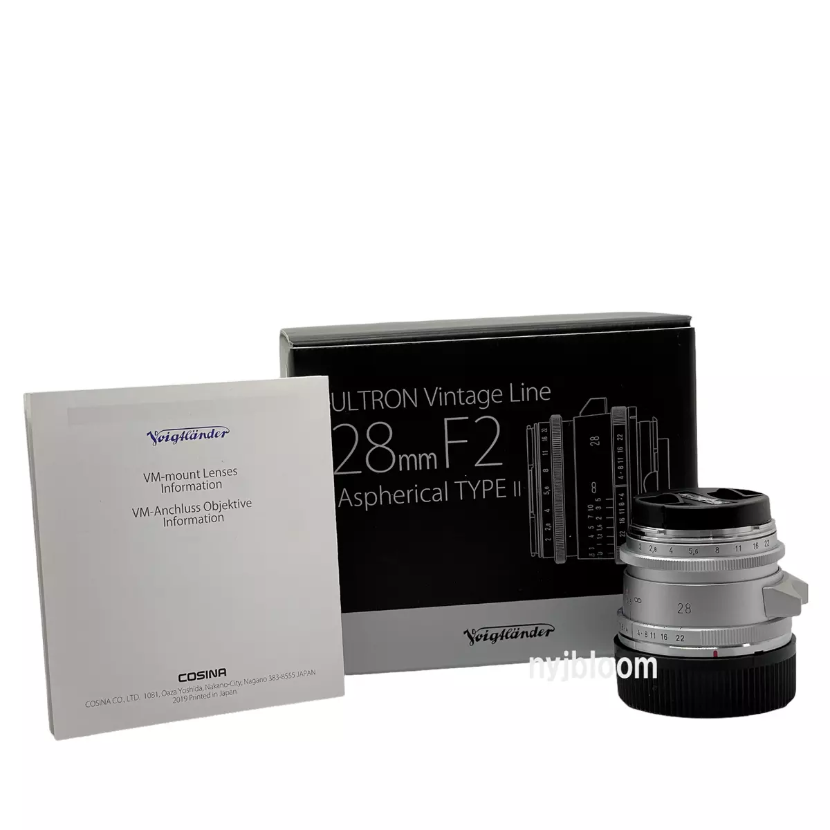 New VOIGTLANDER Ultron Vintage Line 28mm f2 Type II Lens - Silver VM Mount