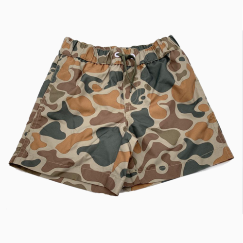 New Crazy 8 Baby Boys Swim Trunks Shorts Camo Print Choose Size - Picture 1 of 2