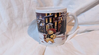 Teddy Bear Christmas Mug Risco Agua Purificado