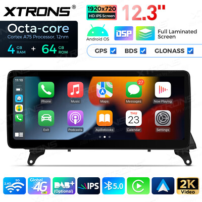 4G Android 14 DSP Octa Core Car GPS Stereo Radio 64GB For BMW X5 E70 X6 E71 CIC