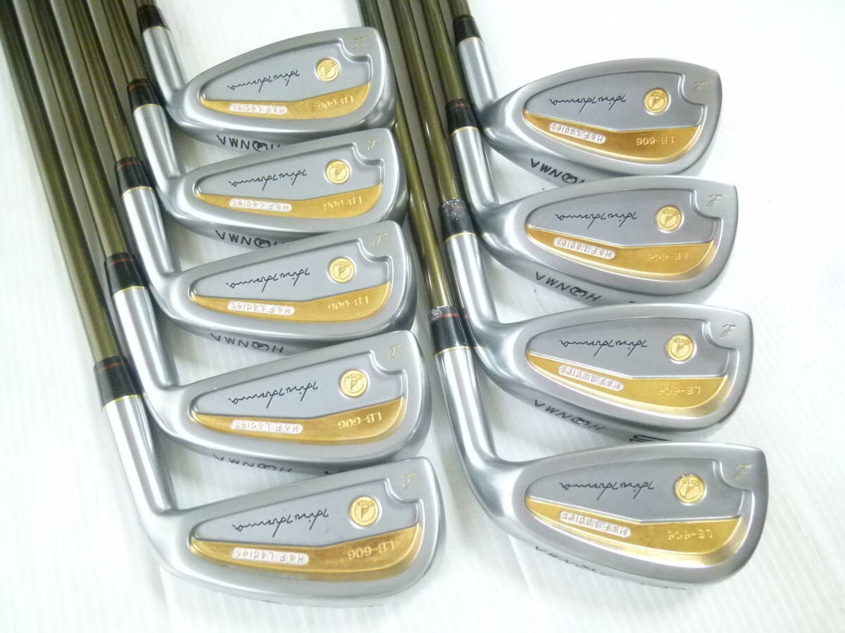 Set De Fers De Golf Honma LB-606-G - 10 Clubs (3-SW) - Graphite Droitier - Occasion En Bon état