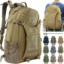 Tactical Backpack for Men Hiking Day Pack Molle Military Rucksack Waterproof 28L