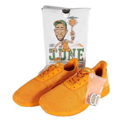 Lakai Men's Lary June EVO US 8 Orange Mesh Law Top Sneakers Shoes NWB