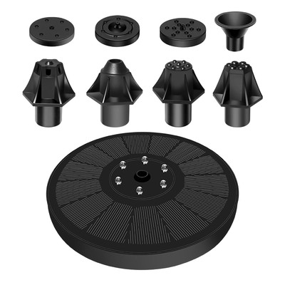 KKmoon Solarbrunnenpumpe 3W Solarbetriebener Vogelbadebrunnen im Freien 7 U6D9