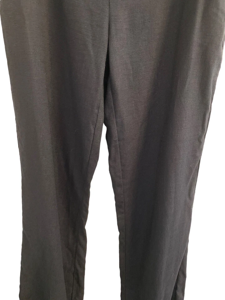 Anthropologie Cartonnier Andros in Black Side Button Wide Leg Pants Size 4 30x33 - Image 4 of 4