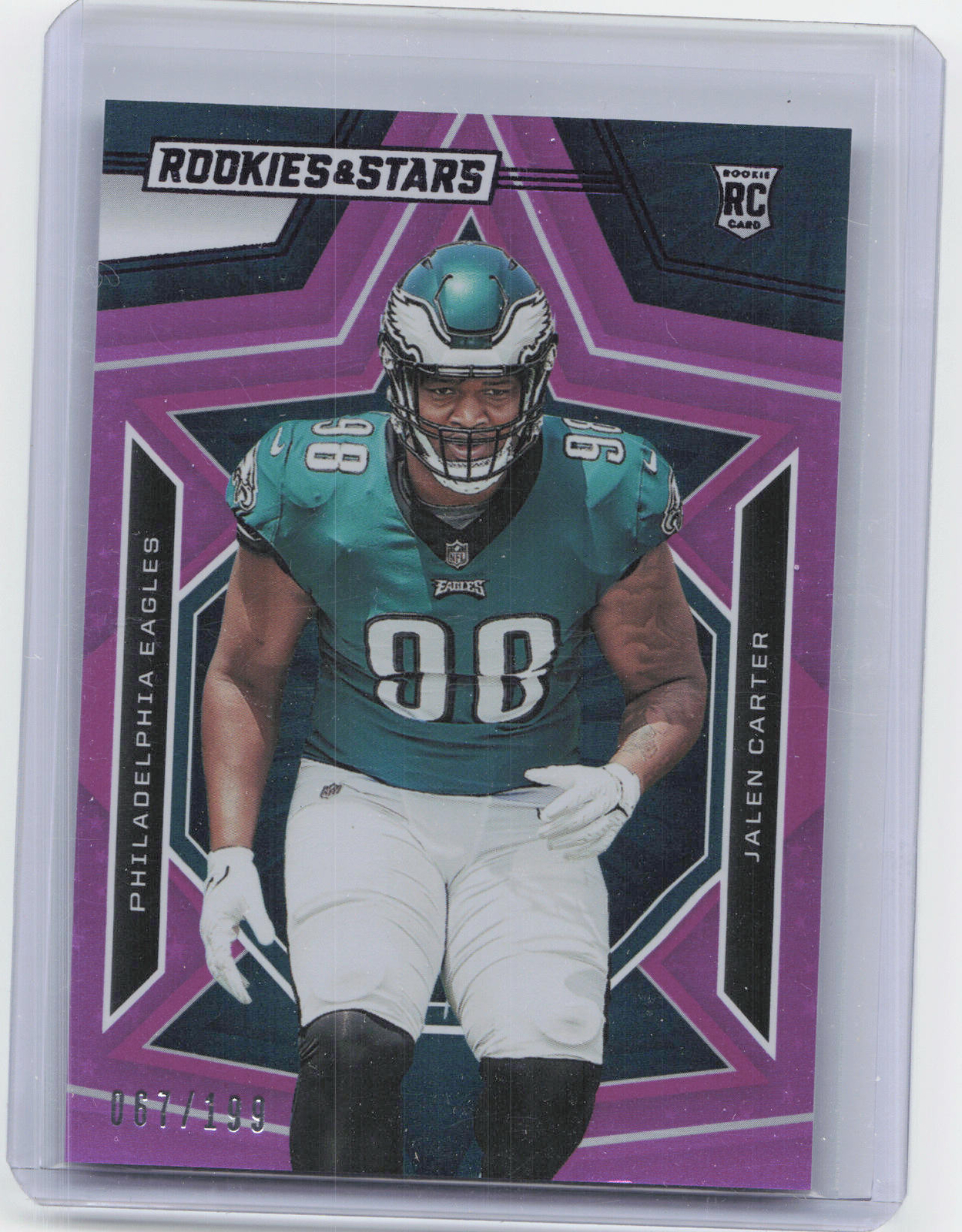 2023 Panini Rookies & Stars #148 Jalen Carter Purple #/199