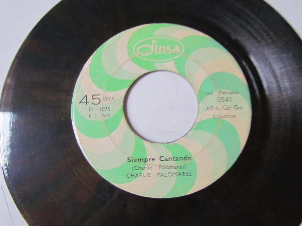 CHARLIE PALOMARES «SIEMPRE CANTANDO/PACHANGA GUAGUANCO»BOOGALOO LATIN FUNK PERU - Image 3 of 4