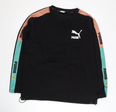 Pullover Sweatshirt Damen UK XL Regular Puma Schwarz