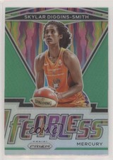 2021 Panini Prizm WNBA Fearless Green Prizm Skylar Diggins-Smith #15 02v3