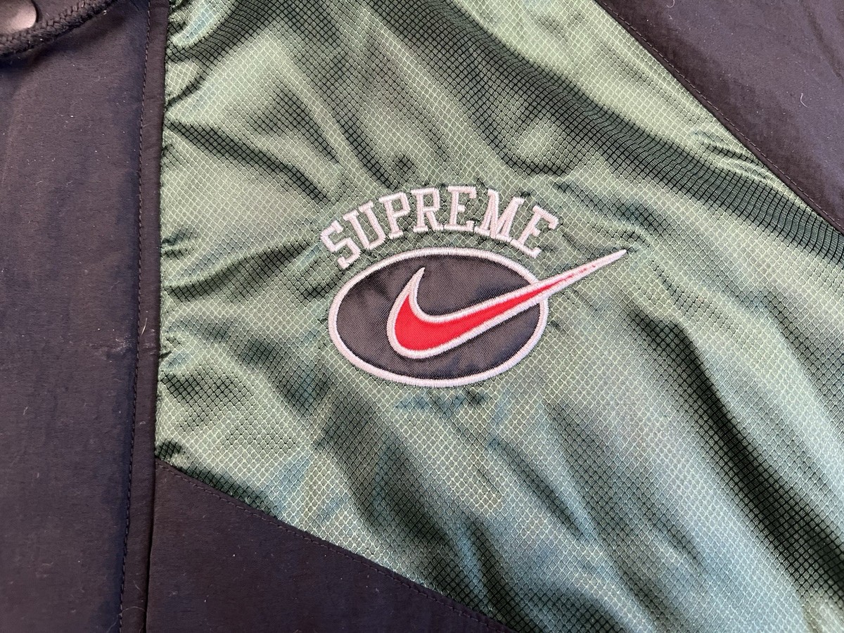 Supreme Nike Hooded Sport Jacket Green SS19 Size XL Authentic