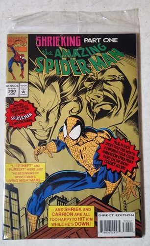 Amazing Spider-Man #390  MARVEL Comics 1994 VF/NM Sealed in Polybag