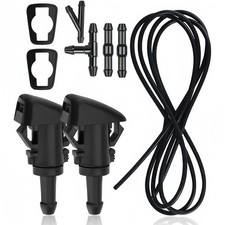 Car Windshield Wiper Washer Squirter Nozzle Spray Jet Kit Fluid Hose Universal Car Windshield Wiper Washer Squirter Nozzle Spray Jet Kit Fluid Hose Universal