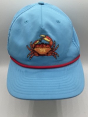 Avid Gear Performance Light Hat Blue Rope Crab Hat Adjustable