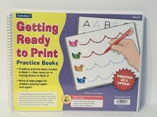 Lakeshore: Getting Ready to Print Practice Books Spiral Bound NEW SEALED
