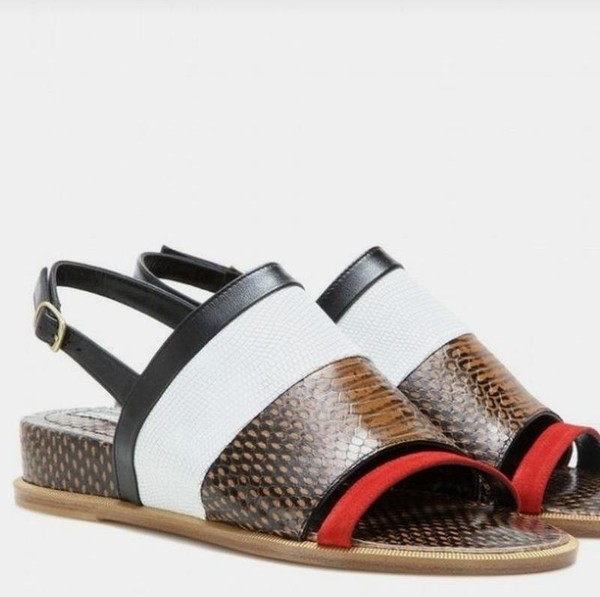 Women Dries Van Noten Heels Multicolor Leather 38