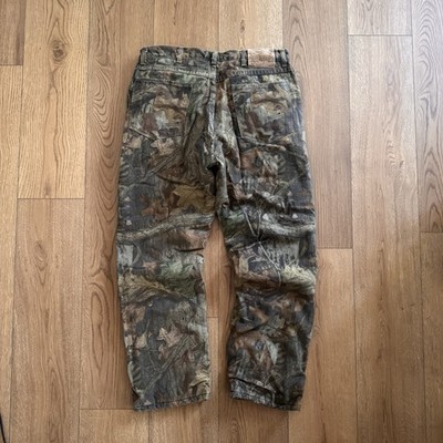 Vintage Wrangler Pro Gear Realtree Camo Green Mens 33x29 Pants Y2K